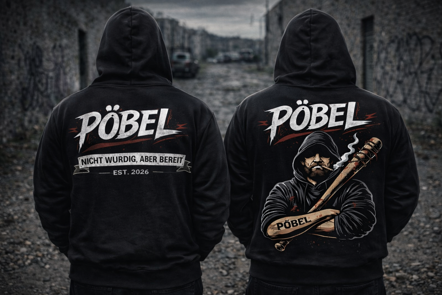 Pöbel Hoodie Varianten